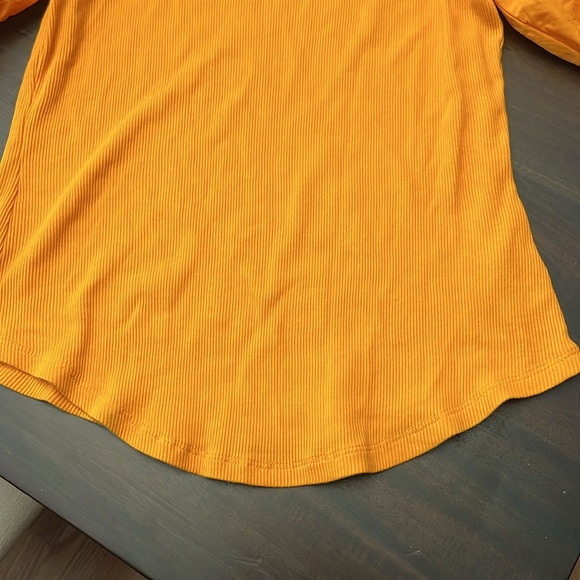 Ulla Johnson ruffle sleeve top size medium orange - Picture 5 of 7